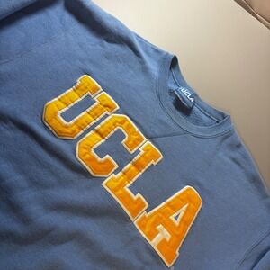 Vintage 90's UCLA Made in‎ USA Crewneck Sweatshirt Embroidered XL Gold Standard